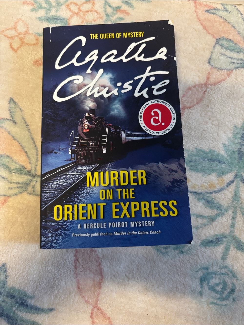 Murder on the Orient Express — Blue Paperback Edition